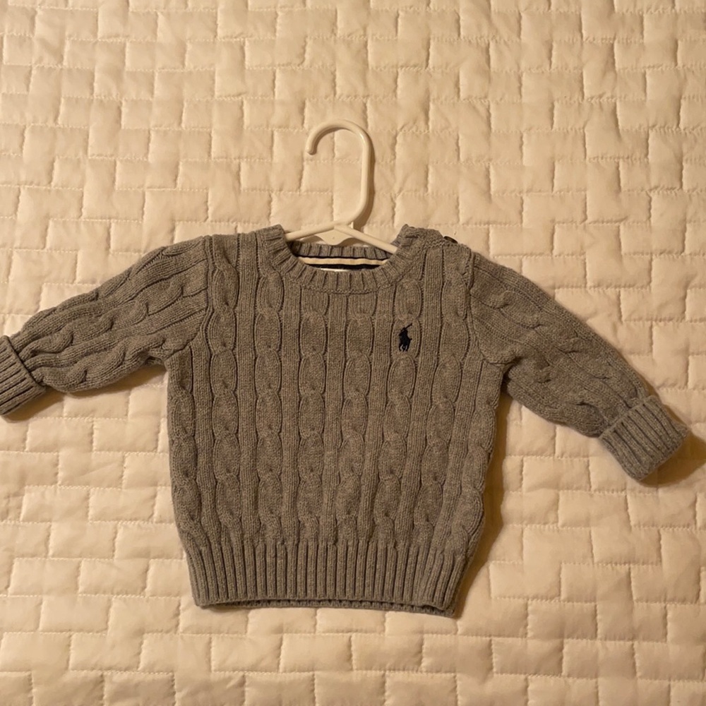 Ralph Lauren cotton sweater.  EUC. 6m